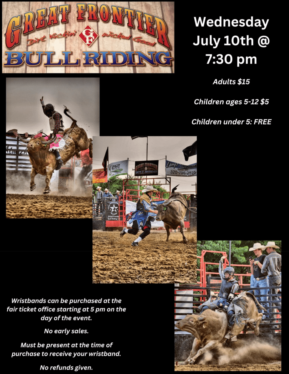 Bull Riding | Waseca County Free Fair | Waseca, MN